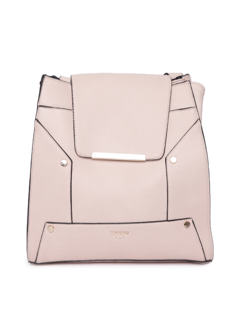 

Dune London Women Light Pink Solid Backpack