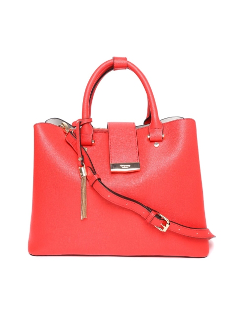 

Dune London Red Solid Handheld Bag with Detachable Sling Strap