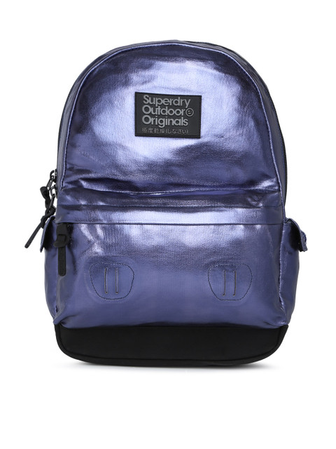 

Superdry Women Blue Solid Backpack