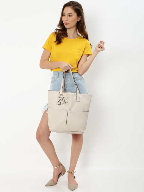 

Steve Madden Off-White Solid Shoulder Bag