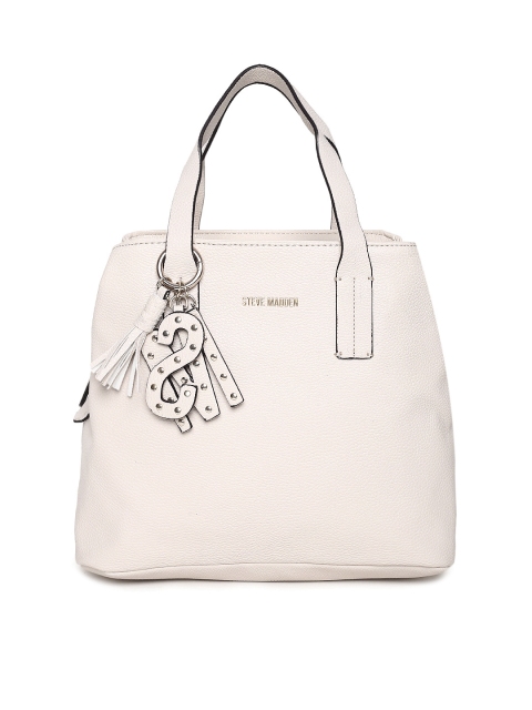 

Steve Madden Beige Solid Handheld Bag