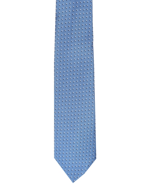 

Van Heusen Blue & White Woven Design Skinny Tie