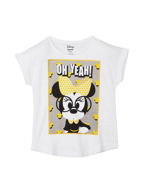 

Kids Ville Mickey & Friends featured White Tshirt for Girls