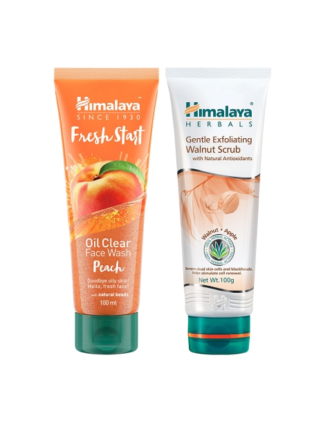 

Himalaya Unisex Face Wash & Face Scrub Set, Orange