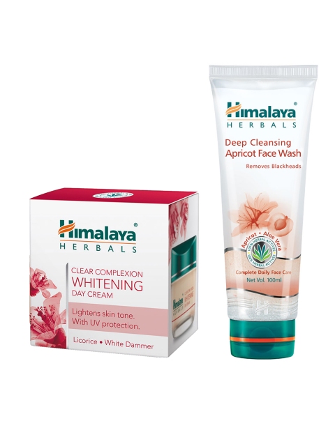 

Himalaya Unisex Set of Whitening Day Cream & Apricot Face Wash