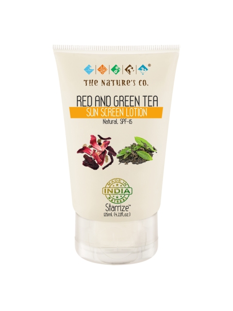 

The Natures Co Red & Green Tea Sunscreen Lotion 125 ml, Cream