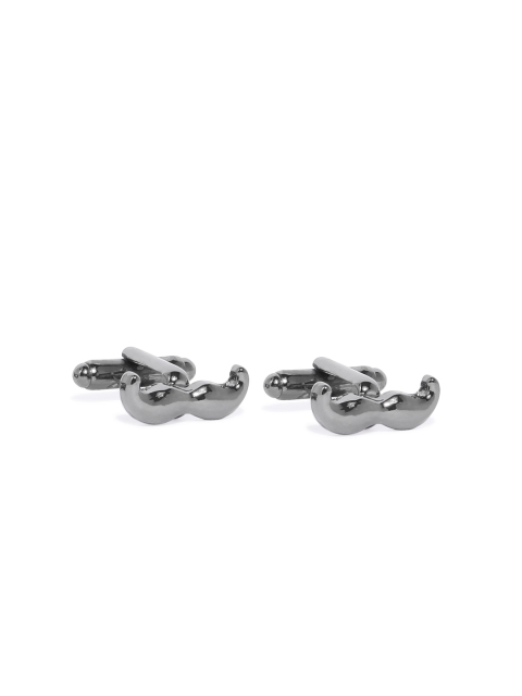 

Peora Silver-Toned Quirky Cufflinks