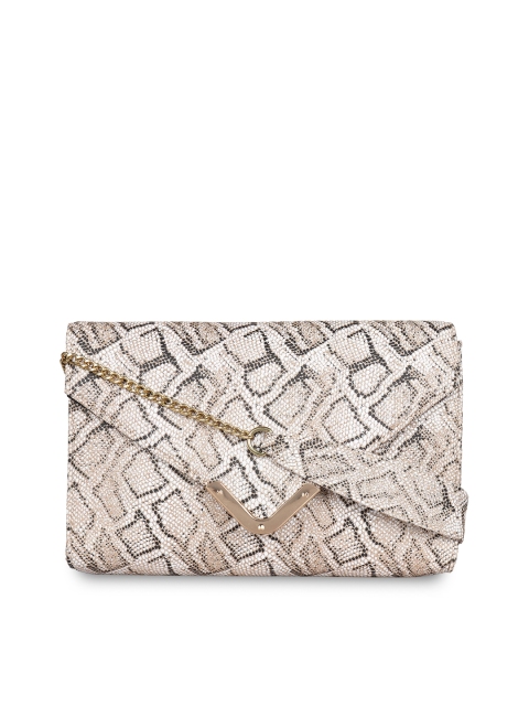 

Berrypeckers Silver-Toned Textured Sling Bag