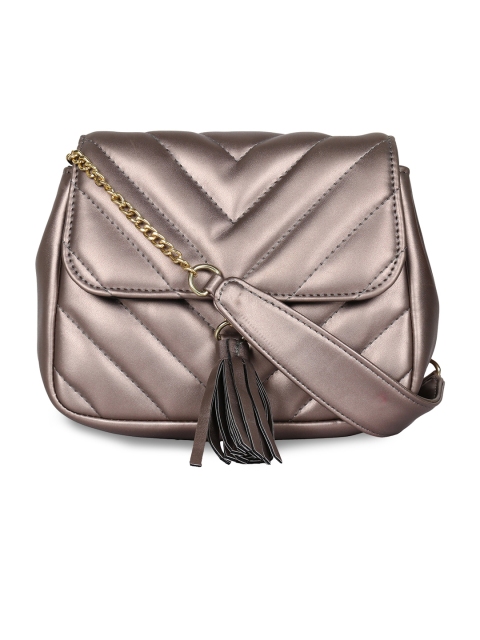 

Berrypeckers Taupe Textured Sling Bag