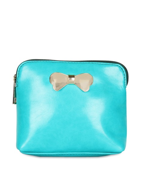 

Berrypeckers Women Green Solid Clutch