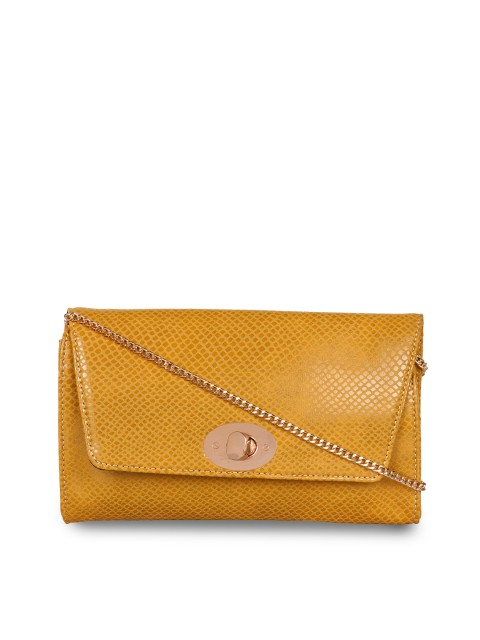 

Berrypeckers Mustard Textured Sling Bag