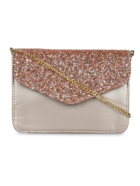 

Berrypeckers Rose Gold Embellished Sling Bag