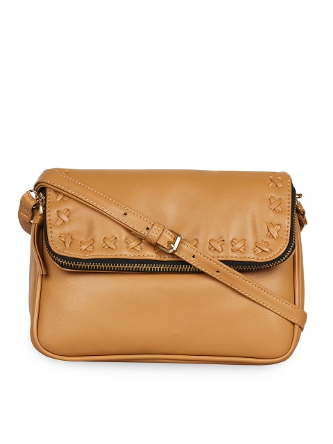 

Berrypeckers Beige Solid Sling Bag