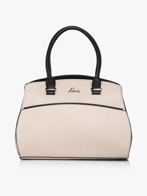 

Lavie Beige Solid Shoulder Bag