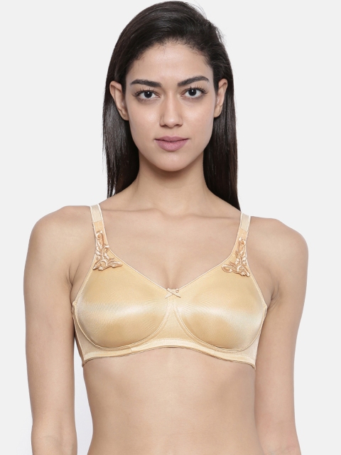 

Bitz Nude-Coloured Solid Non-Wired Non Padded Minimizer Bra EFM001