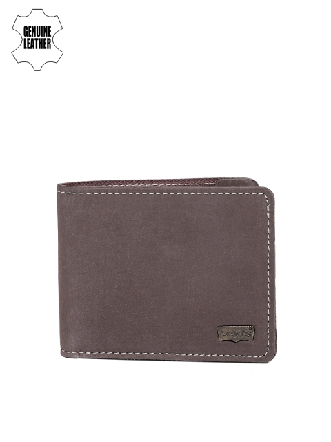 

Levis Men Brown Solid Two Fold Genuine Leather Wallet