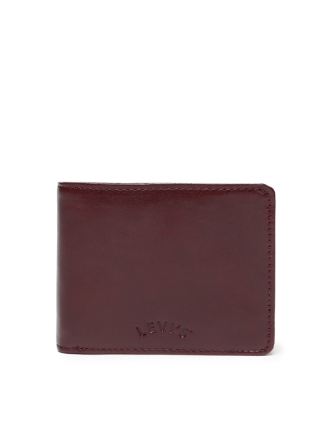 

Levis Men Red Solid Two Fold Wallet