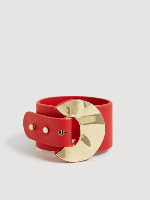 

MANGO Red Plastic Wraparound Bracelet