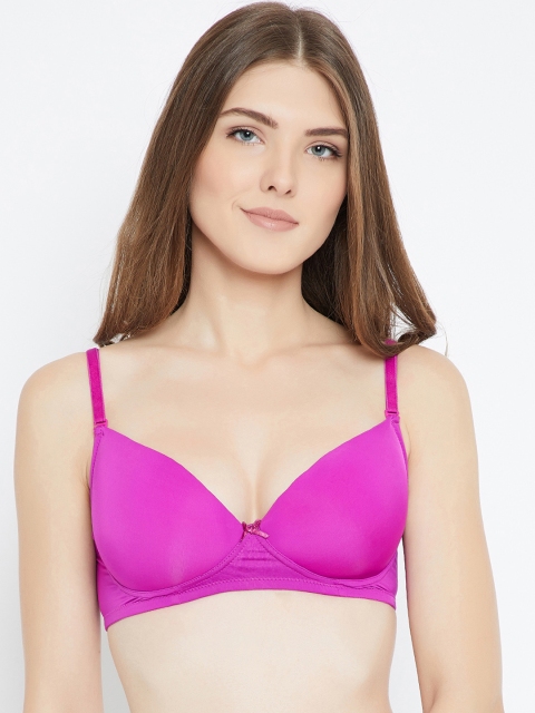 

C9 AIRWEAR Magenta Solid Non-Wired Non Padded T-shirt Bra PZ2607_BRIGHTFUSCHIA