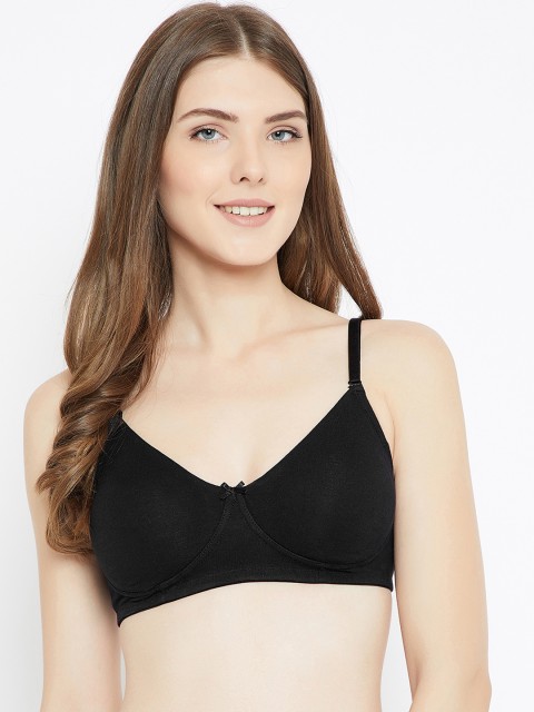 

C9 AIRWEAR Black Solid Non-Wired Non Padded T-shirt Bra CZ2606