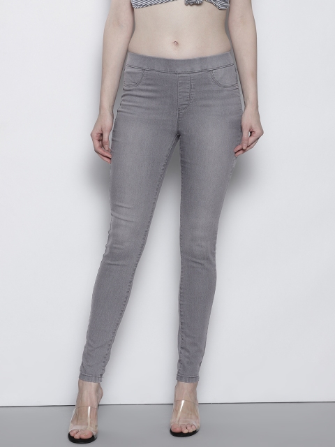 

DOROTHY PERKINS Women Grey Washed Denim Jeggings