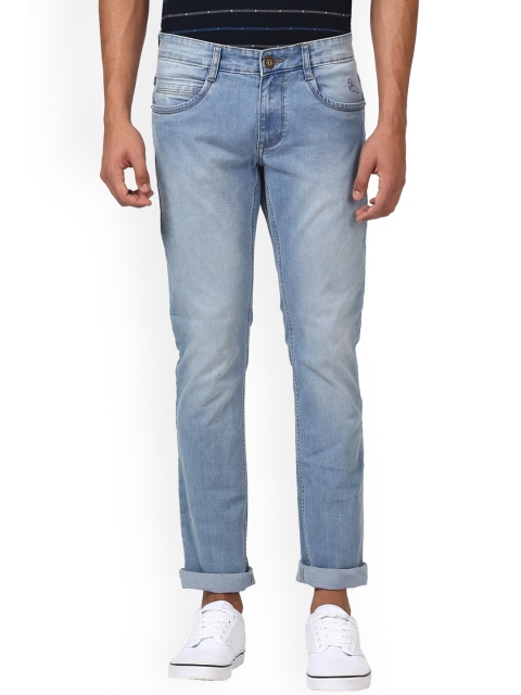 

Parx Men Blue Tapered Fit Mid-Rise Clean Look Jeans