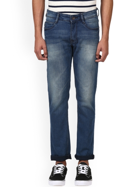 

Parx Men Blue Tapered Fit Mid-Rise Clean Look Jeans