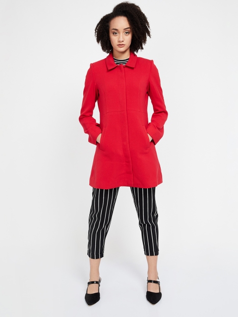 

CODE by Lifestyle Women Red Solid Jacket