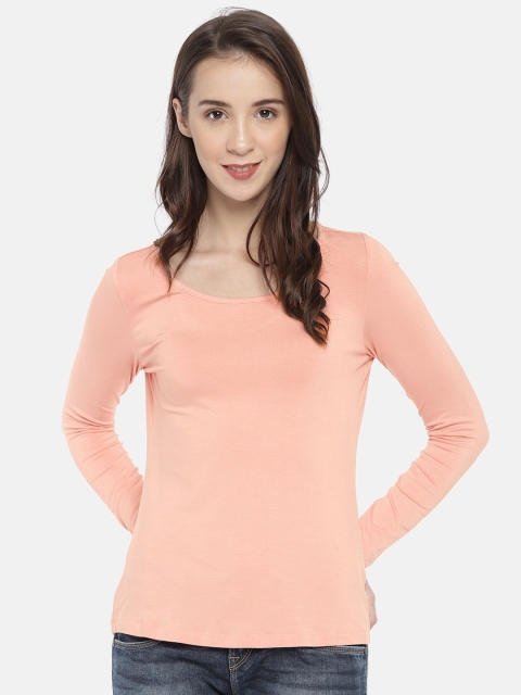 

CODE by Lifestyle Women Pink Solid Styled Back Top