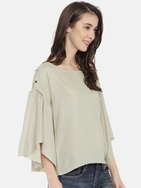

CODE by Lifestyle Women Beige Solid Top