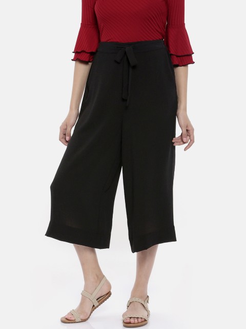 

CODE by Lifestyle Women Black Regular Fit Solid Culottes
