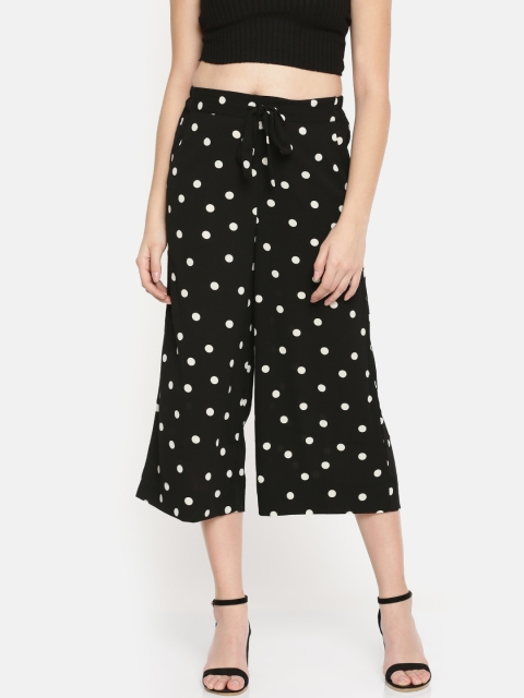

CODE by Lifestyle Women Black Regular Fit Printed Culottes
