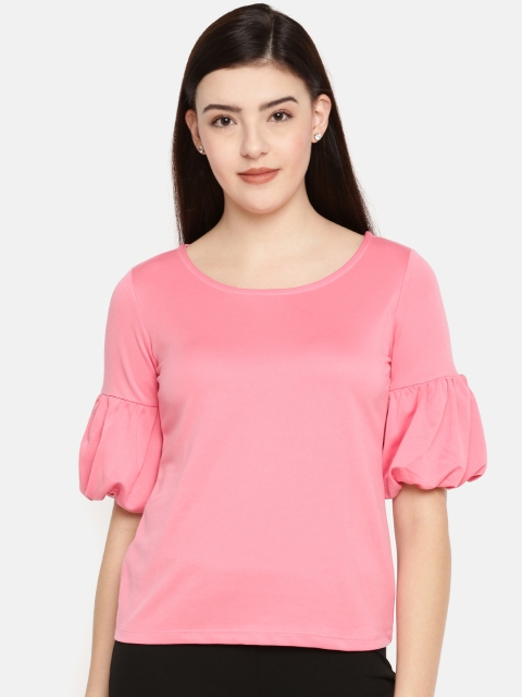 

CODE by Lifestyle Women Pink Solid Top