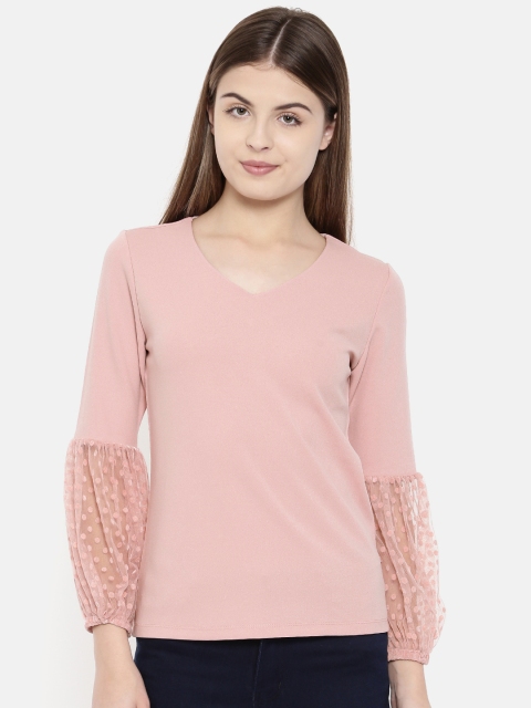 

CODE by Lifestyle Women Pink Solid Top