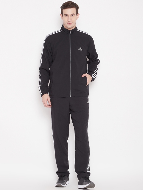 

ADIDAS Men Black WV Light Solid Training Tracksuit