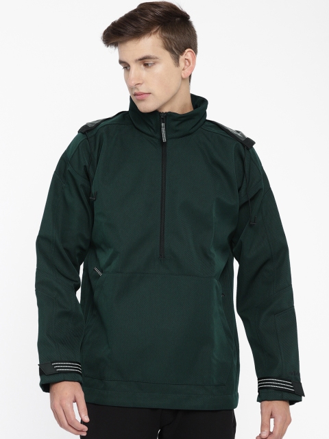 

ADIDAS Originals Men Teal Green Solid Lightweight EQT BONDED Sporty Jacket