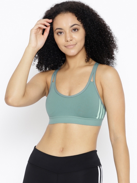 

ADIDAS Green All Me Wanderlust Flow Training Bra CX5324