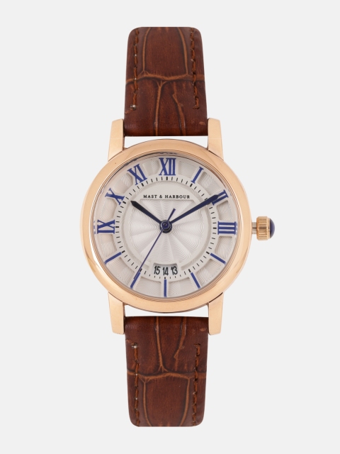 

Mast & Harbour Women White Analogue Watch MFB-PN-LB-80089014R