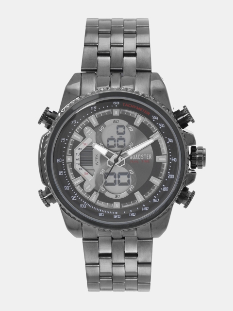 

Roadster Unisex Gunmetal-Toned Analogue and Digital Watch MFB-PN-SKM-0993, Metallic