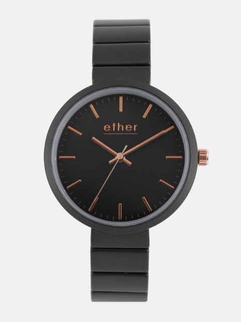 

ether Women Black Analogue Watch MFB-PN-PF-TZ2505