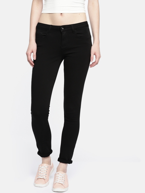 

Deal Jeans Women Black Slim Fit Mid-Rise Clean Look Stretchable Jeans