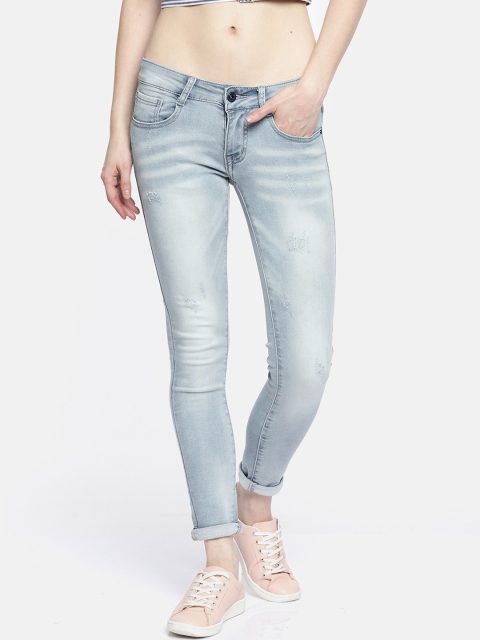 

Deal Jeans Women Blue Slim Fit Mid-Rise Clean Look Stretchable Jeans