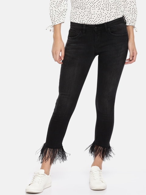 

Deal Jeans Women Black Slim Fit Mid-Rise Clean Look Stretchable Jeans