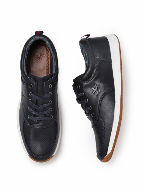 

WROGN Men Navy Blue Sneakers