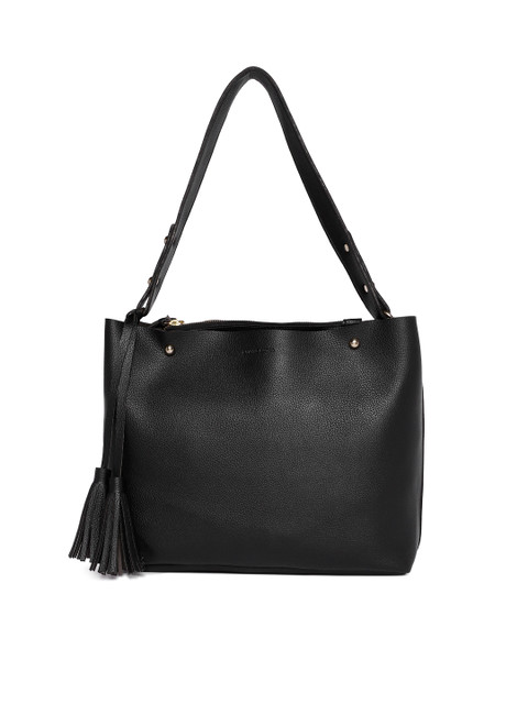 

Kanvas Katha Black Solid Shoulder Bag