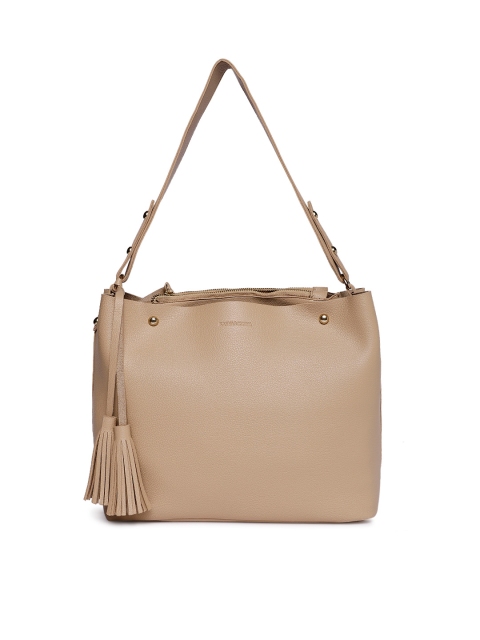 

Kanvas Katha Beige Solid Shoulder Bag