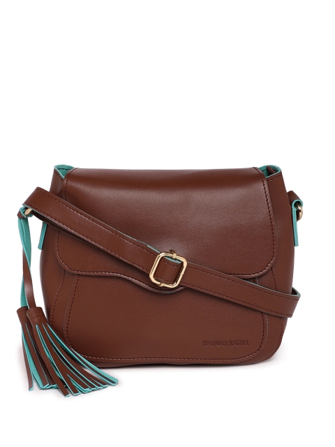 

Kanvas Katha Brown Solid Sling Bag
