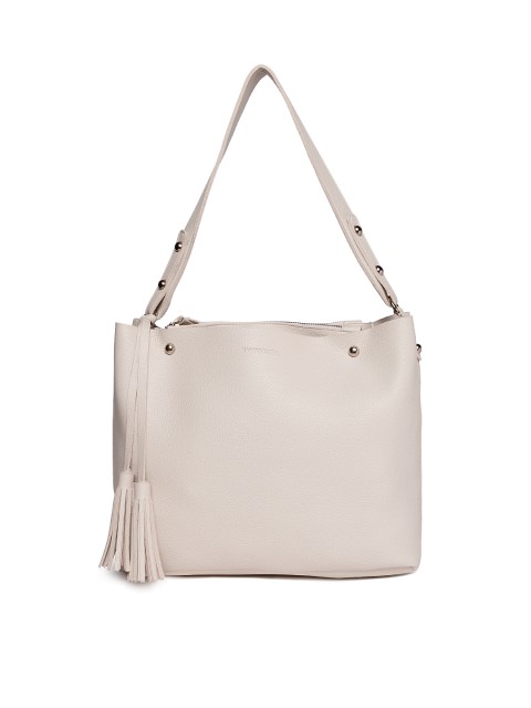 

Kanvas Katha White Solid Shoulder Bag