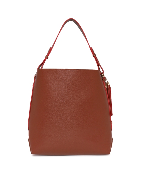 

Kanvas Katha Brown Solid Tote Bag