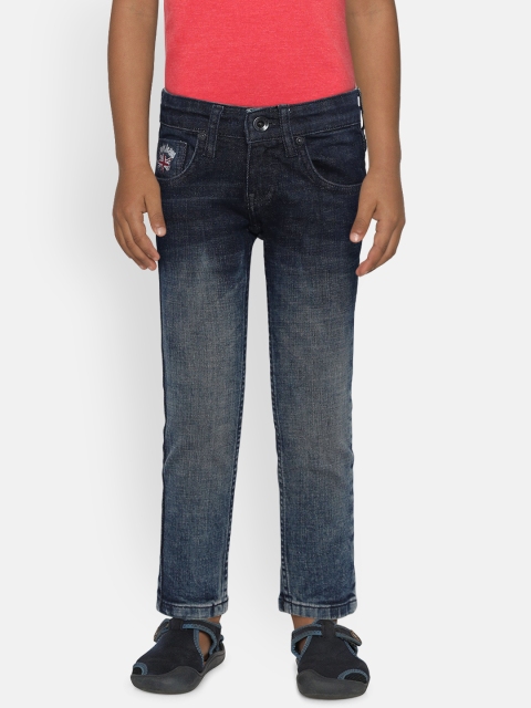 

Pepe Jeans Boys Blue Daan Cash Skinny Fit Mid-Rise Clean Look Stretchable Jeans